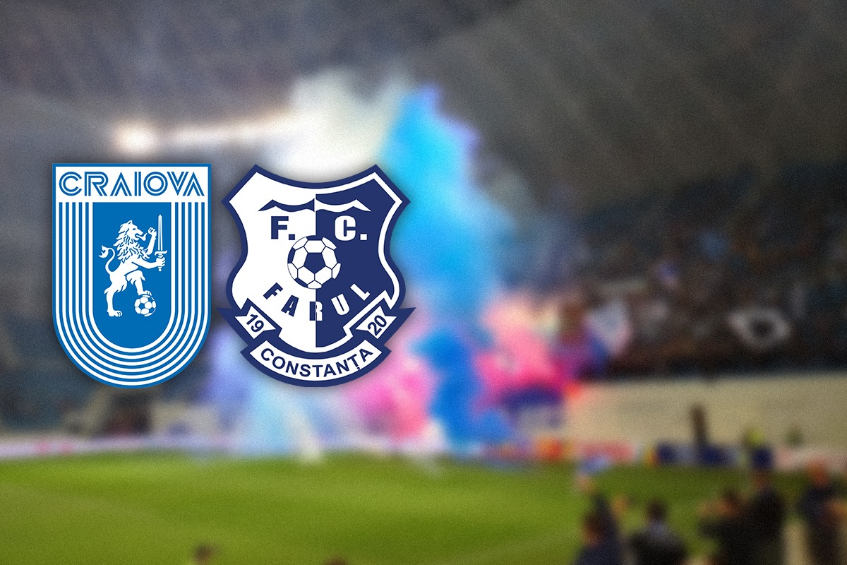 Universitatea Craiova și FCV Farul Constanța se luptă pentru victorie!